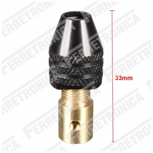 Mini Mandril Ajustable Eje Motor 2 mm Ø 0.3 mm ~ 3.5 mm - Imagen 4